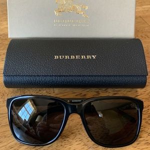 Authentic Black Burberry Square Sunglasses